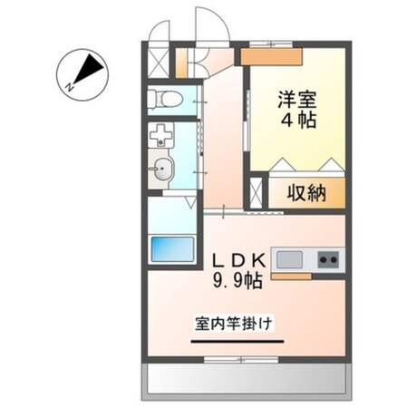 マネージュの物件間取画像